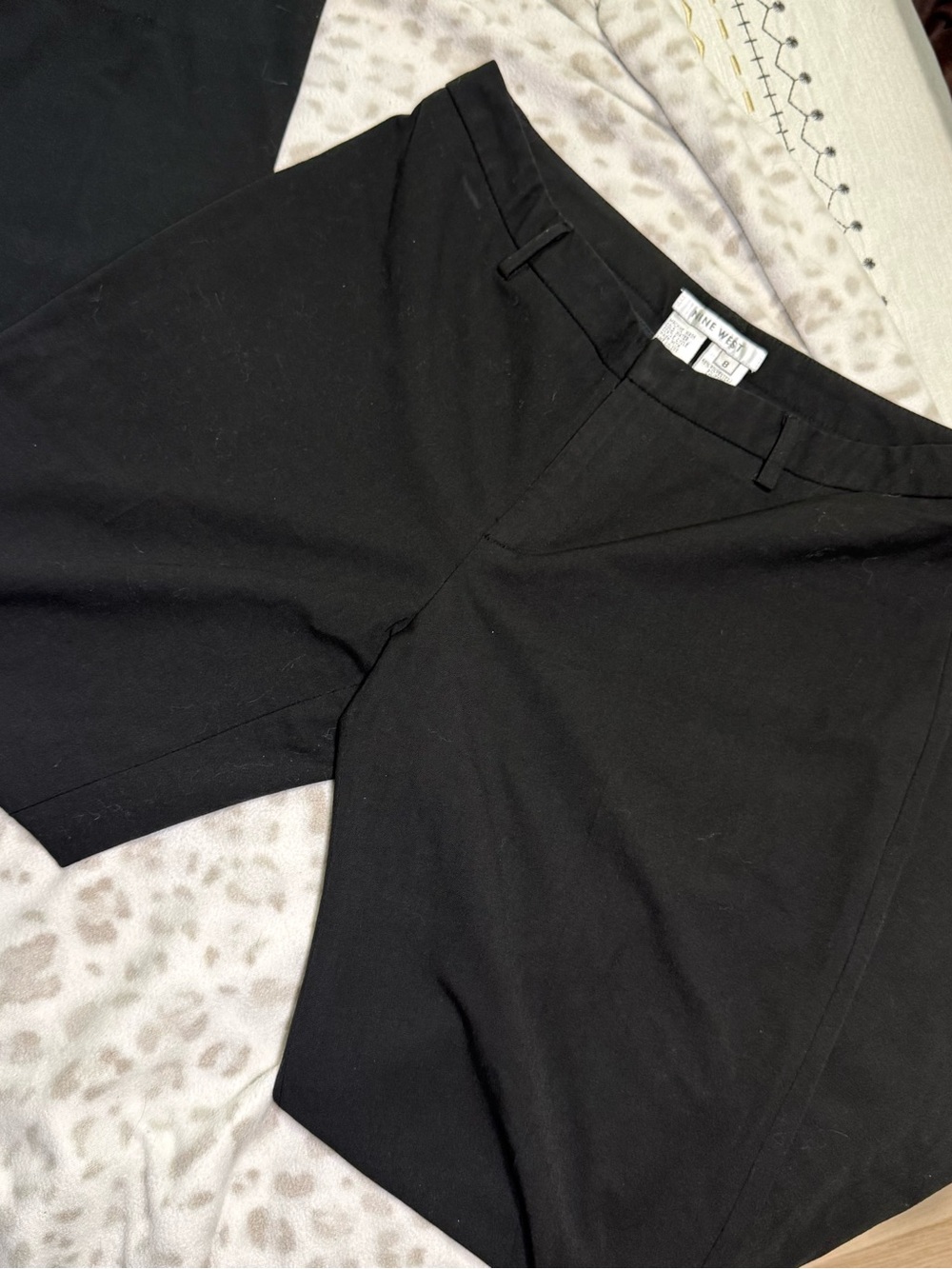 Nine West Black Straight-Leg Women's straight leg Pants